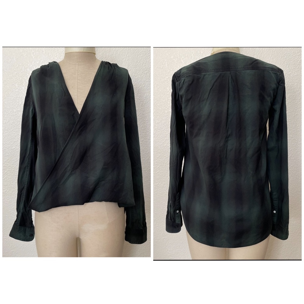 rag & bone surplice top, sz S